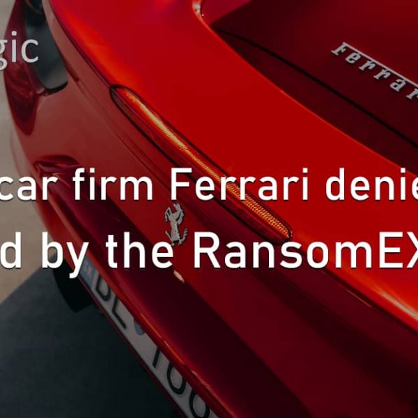 Luxury car firm Ferrari denied being attacked by the RansomEXX gang